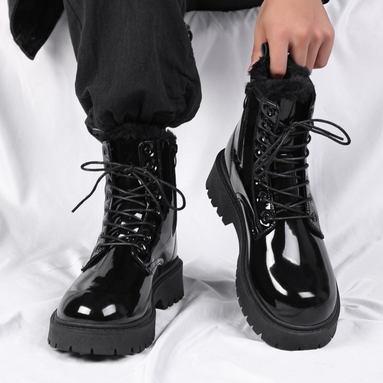 Men's warm plush high-top boot - Crossfit Outdoor review and price