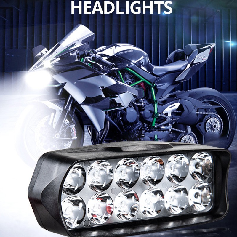 Motorcycle Headlight 12v Spot  - Head Racket Boom review and price